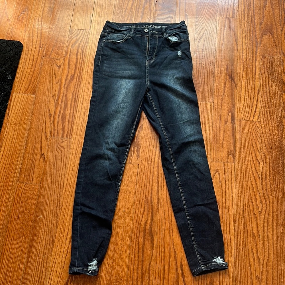 Vanilla Star High Rise Dark Wash Skinny Jean